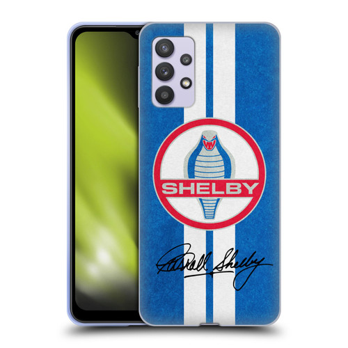 Shelby Logos Distressed Blue Soft Gel Case for Samsung Galaxy A32 5G / M32 5G (2021)