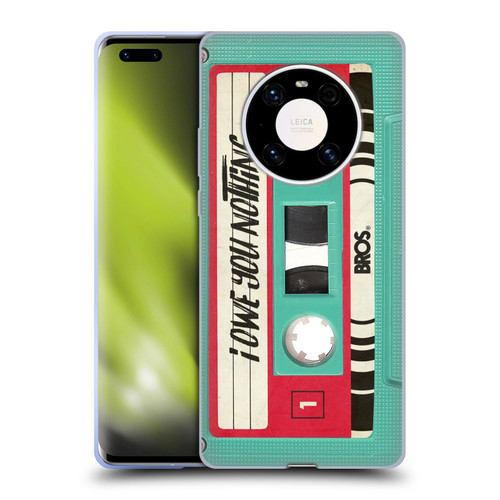 BROS Vintage Cassette Tapes I Owe You Nothing Soft Gel Case for Huawei Mate 40 Pro 5G
