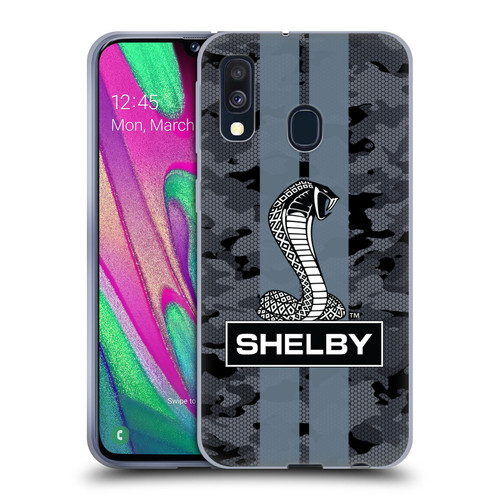 Shelby Logos Camouflage Soft Gel Case for Samsung Galaxy A40 (2019)