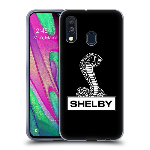 Shelby Logos Plain Soft Gel Case for Samsung Galaxy A40 (2019)
