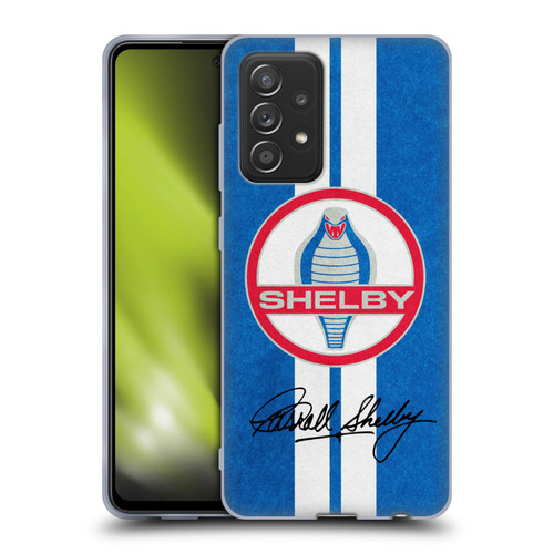 Shelby Logos Distressed Blue Soft Gel Case for Samsung Galaxy A52 / A52s / 5G (2021)