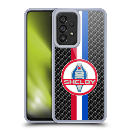 Shelby Logos Carbon Fiber Soft Gel Case for Samsung Galaxy A53 5G (2022)