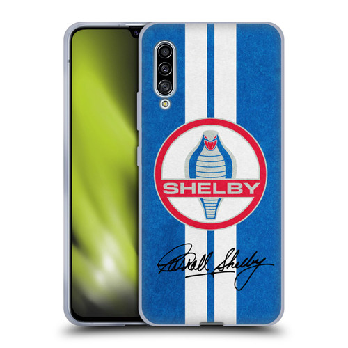 Shelby Logos Distressed Blue Soft Gel Case for Samsung Galaxy A90 5G (2019)