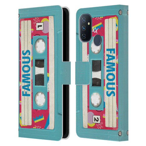 BROS Vintage Cassette Tapes When Will I Be Famous Leather Book Wallet Case Cover For OnePlus Nord N100