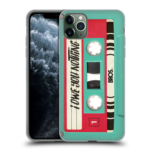 BROS Vintage Cassette Tapes I Owe You Nothing Soft Gel Case for Apple iPhone 11 Pro Max