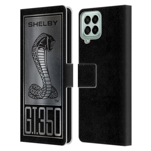 Shelby Car Graphics GT350 Leather Book Wallet Case Cover For Samsung Galaxy M33 (2022)