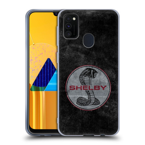 Shelby Logos Distressed Black Soft Gel Case for Samsung Galaxy M30s (2019)/M21 (2020)