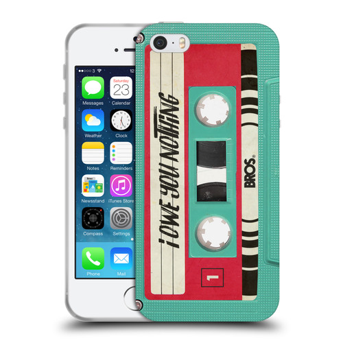 BROS Vintage Cassette Tapes I Owe You Nothing Soft Gel Case for Apple iPhone 5 / 5s / iPhone SE 2016
