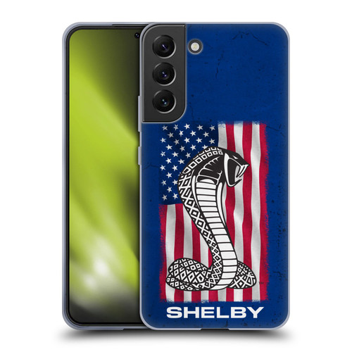 Shelby Logos American Flag Soft Gel Case for Samsung Galaxy S22+ 5G
