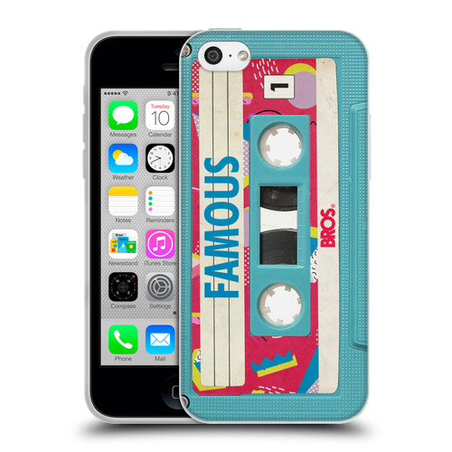 BROS Vintage Cassette Tapes When Will I Be Famous Soft Gel Case for Apple iPhone 5c
