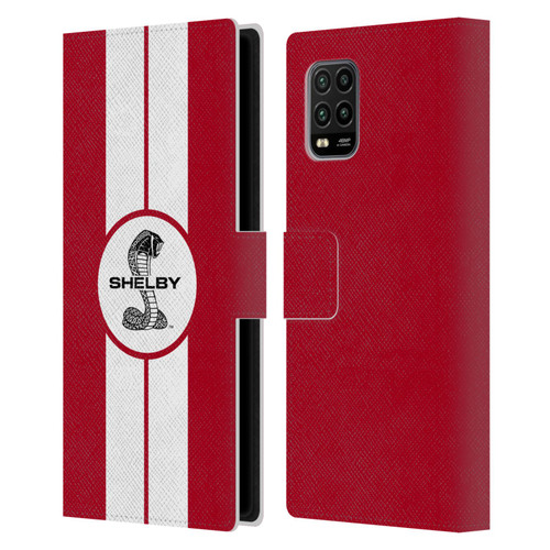 Shelby Car Graphics 1965 427 S/C Red Leather Book Wallet Case Cover For Xiaomi Mi 10 Lite 5G