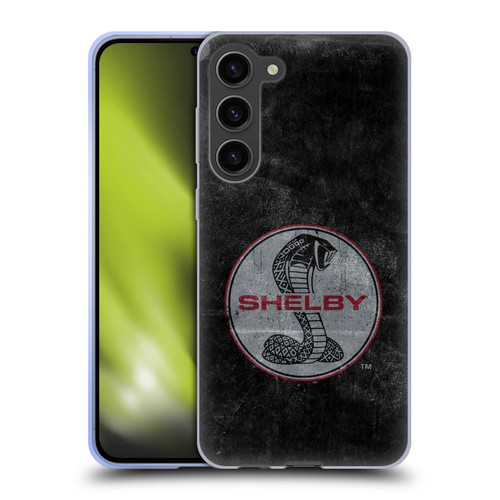 Shelby Logos Distressed Black Soft Gel Case for Samsung Galaxy S23+ 5G