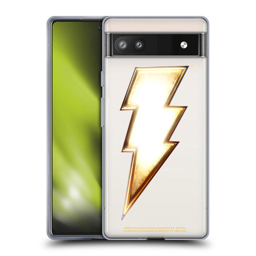 Shazam! 2019 Movie Logos Lightning Soft Gel Case for Google Pixel 6a