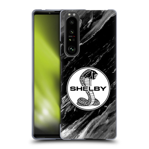 Shelby Logos Marble Soft Gel Case for Sony Xperia 1 III
