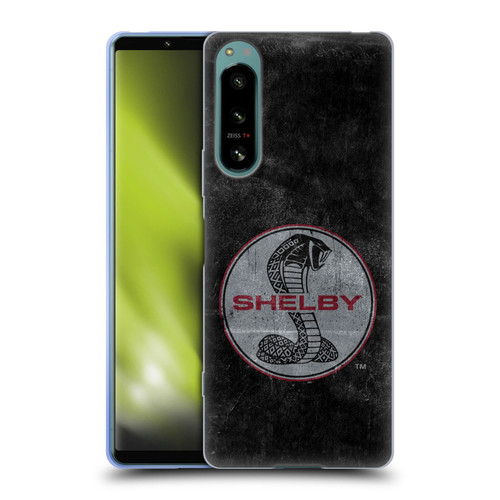 Shelby Logos Distressed Black Soft Gel Case for Sony Xperia 5 IV