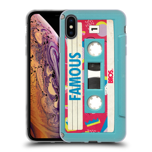 BROS Vintage Cassette Tapes When Will I Be Famous Soft Gel Case for Apple iPhone XS Max