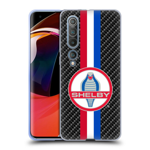 Shelby Logos Carbon Fiber Soft Gel Case for Xiaomi Mi 10 5G / Mi 10 Pro 5G