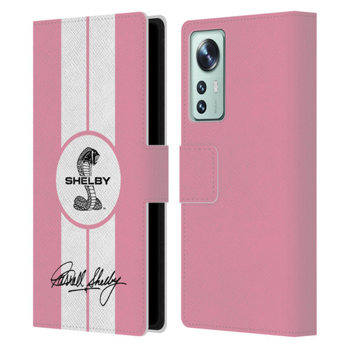 Shelby Car Graphics 1965 427 S/C Pink Leather Book Wallet Case Cover For Xiaomi 12