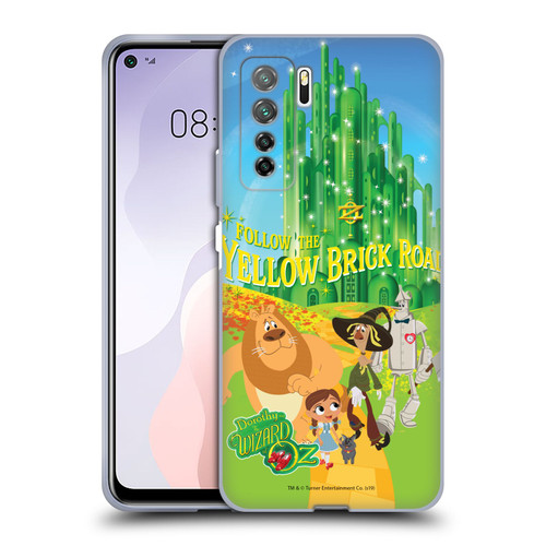 Dorothy and the Wizard of Oz Graphics Yellow Brick Road Soft Gel Case for Huawei Nova 7 SE/P40 Lite 5G