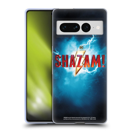 Shazam! 2019 Movie Logos Poster Soft Gel Case for Google Pixel 7 Pro