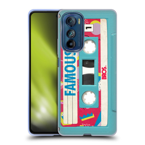 BROS Vintage Cassette Tapes When Will I Be Famous Soft Gel Case for Motorola Edge 30