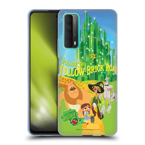 Dorothy and the Wizard of Oz Graphics Yellow Brick Road Soft Gel Case for Huawei P Smart (2021)