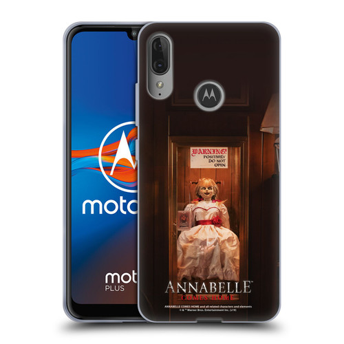 Annabelle Comes Home Doll Photography Do Not Open Soft Gel Case for Motorola Moto E6 Plus