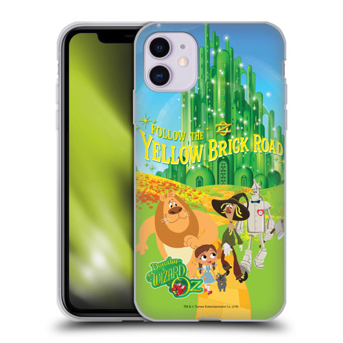 Dorothy and the Wizard of Oz Graphics Yellow Brick Road Soft Gel Case for Apple iPhone 11