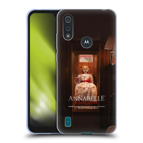 Annabelle Comes Home Doll Photography Do Not Open Soft Gel Case for Motorola Moto E6s (2020)