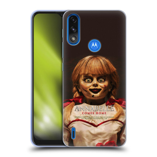 Annabelle Comes Home Doll Photography Portrait Soft Gel Case for Motorola Moto E7 Power / Moto E7i Power