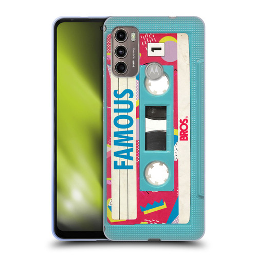 BROS Vintage Cassette Tapes When Will I Be Famous Soft Gel Case for Motorola Moto G60 / Moto G40 Fusion