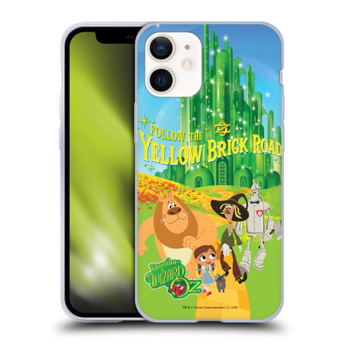 Dorothy and the Wizard of Oz Graphics Yellow Brick Road Soft Gel Case for Apple iPhone 12 Mini