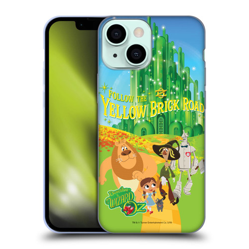 Dorothy and the Wizard of Oz Graphics Yellow Brick Road Soft Gel Case for Apple iPhone 13 Mini