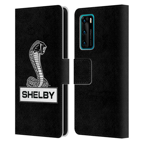 Shelby Logos Plain Leather Book Wallet Case Cover For Huawei P40 5G