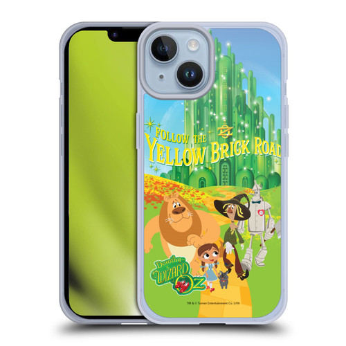 Dorothy and the Wizard of Oz Graphics Yellow Brick Road Soft Gel Case for Apple iPhone 14