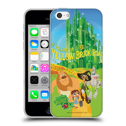 Dorothy and the Wizard of Oz Graphics Yellow Brick Road Soft Gel Case for Apple iPhone 5c