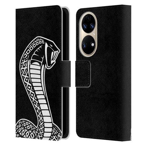 Shelby Logos Oversized Leather Book Wallet Case Cover For Huawei P50