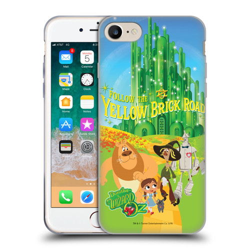 Dorothy and the Wizard of Oz Graphics Yellow Brick Road Soft Gel Case for Apple iPhone 7 / 8 / SE 2020 & 2022
