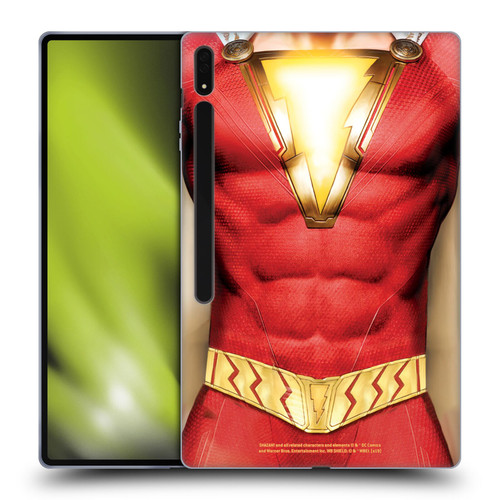 Shazam! 2019 Movie Logos Costume Soft Gel Case for Samsung Galaxy Tab S8 Ultra