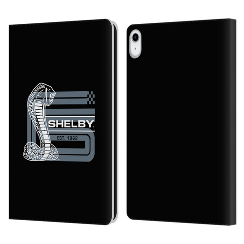 Shelby Logos CS Super Snake Leather Book Wallet Case Cover For Apple iPad 10.9 (2022)