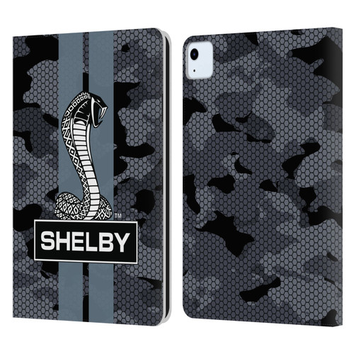 Shelby Logos Camouflage Leather Book Wallet Case Cover For Apple iPad Air 2020 / 2022