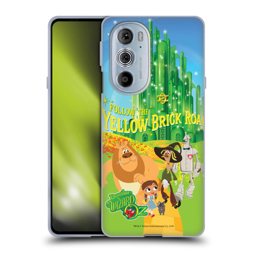 Dorothy and the Wizard of Oz Graphics Yellow Brick Road Soft Gel Case for Motorola Edge X30
