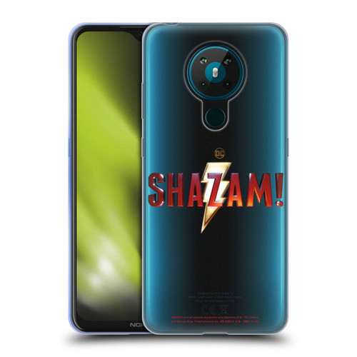 Shazam! 2019 Movie Logos Main Soft Gel Case for Nokia 5.3