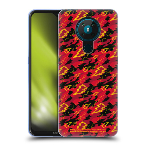 Shazam! 2019 Movie Logos Pattern Soft Gel Case for Nokia 5.3