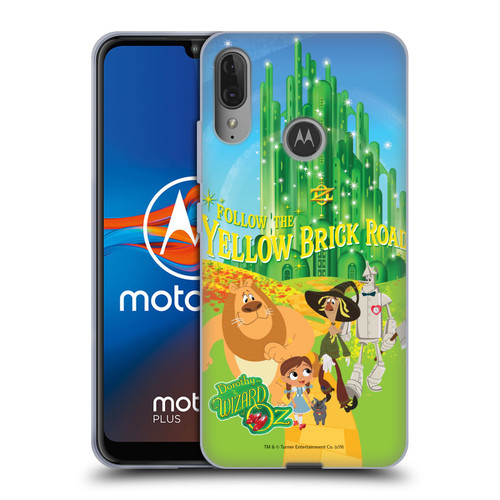 Dorothy and the Wizard of Oz Graphics Yellow Brick Road Soft Gel Case for Motorola Moto E6 Plus