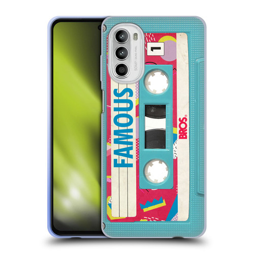 BROS Vintage Cassette Tapes When Will I Be Famous Soft Gel Case for Motorola Moto G52