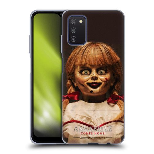 Annabelle Comes Home Doll Photography Portrait Soft Gel Case for Samsung Galaxy A03s (2021)