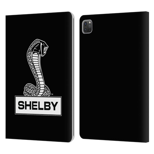 Shelby Logos Plain Leather Book Wallet Case Cover For Apple iPad Pro 11 2020 / 2021 / 2022