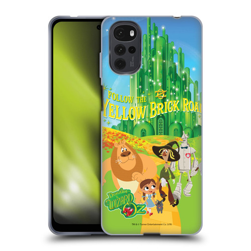 Dorothy and the Wizard of Oz Graphics Yellow Brick Road Soft Gel Case for Motorola Moto G22