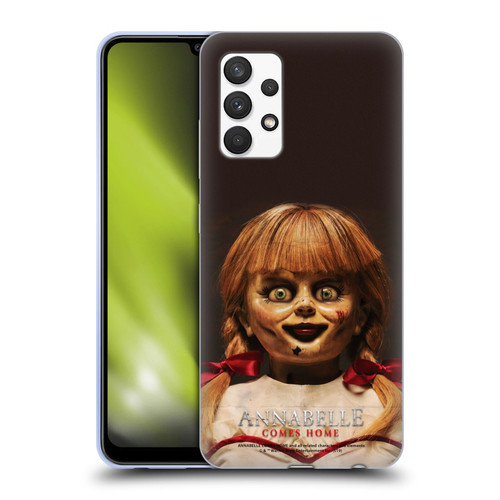 Annabelle Comes Home Doll Photography Portrait Soft Gel Case for Samsung Galaxy A32 (2021)